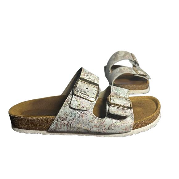 Naot Santa Barbara Floral Leather Sandals Women’s Size 38 US 7 - Picture 1 of 11